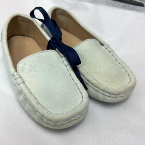 Janie and Jack 100049196 mint suede driving loafers size 8 NWT